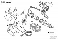Bosch 0 601 948 4YY Gsr 14,4 Ve-2 Batt-Oper Screwdriver 14.4 V / Eu Spare Parts